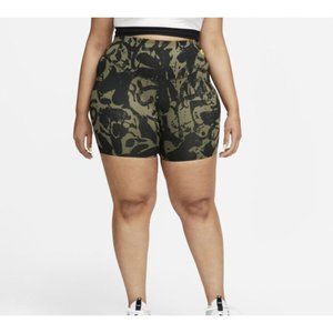 Nike One Luxe Women's Icon Clash Mid-Rise Training Bike Shorts